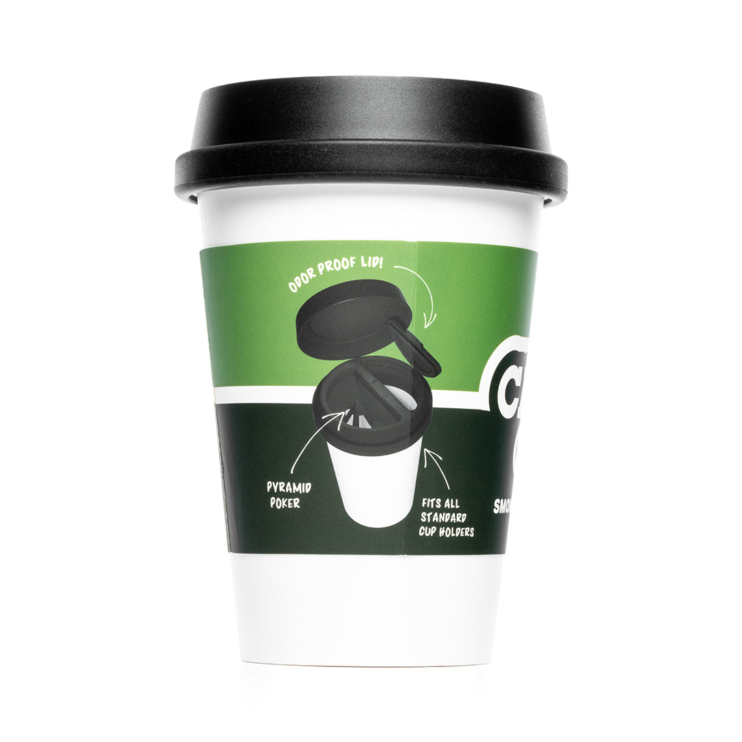 Hemper Cache Cup Aschenbecher - Rauchfrei & Weiß | Weedo Shop