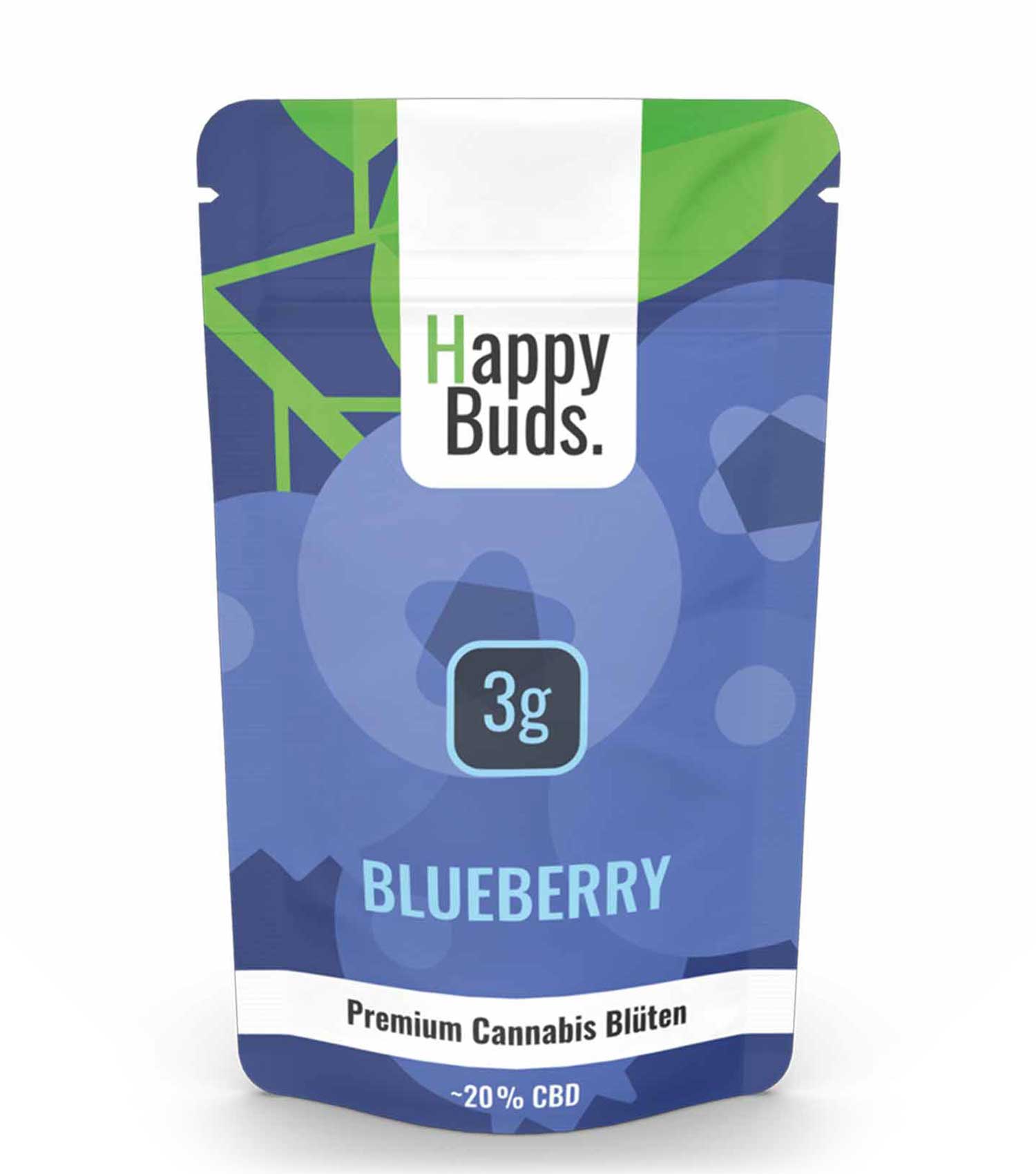 Blueberry 1g oder 3g (6 Stk. Standboden)