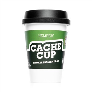 Hemper Cache Cup Aschenbecher - Rauchfrei & Weiß | Weedo Shop